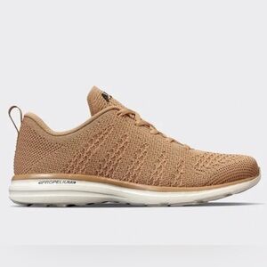 APL Techloom Pro X Knit Sneakers Tan/Ivory/Black Men’s 9/Women’s 10.5 NWT